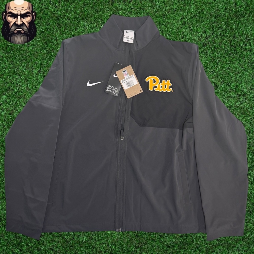 Nike Pitt Panthers Full Zip Woven Jacket ZWFQ2219D Women's Size M